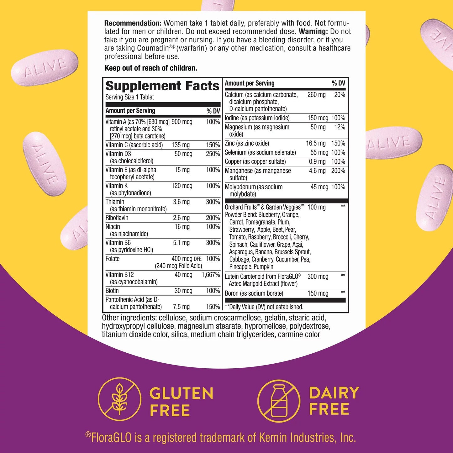 Nature's Way Alive!® Women's 50+ Complete Multivitamin Tablets