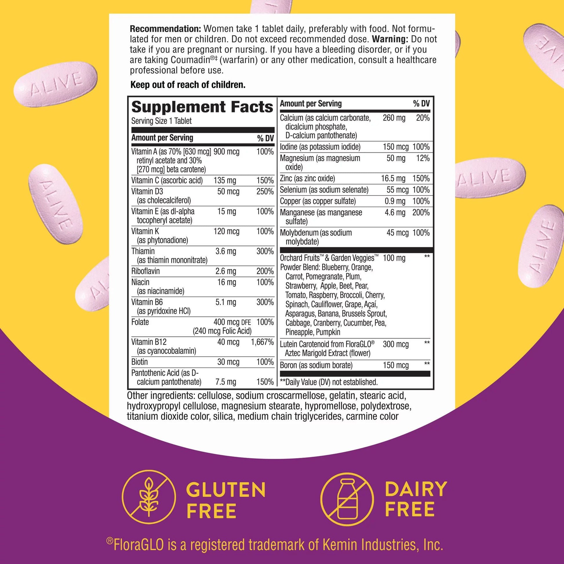Nature's Way Alive!® Women's 50+ Complete Multivitamin Tablets