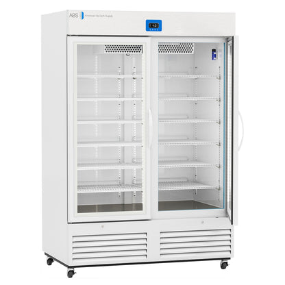 ABS Premier Upright Refrigerator Pharmaceutical 49 cu.ft. 2 Glass Swing Doors Cycle Defrost