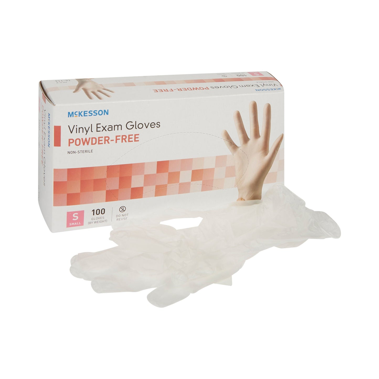McKesson Vinyl Exam Gloves, Clear