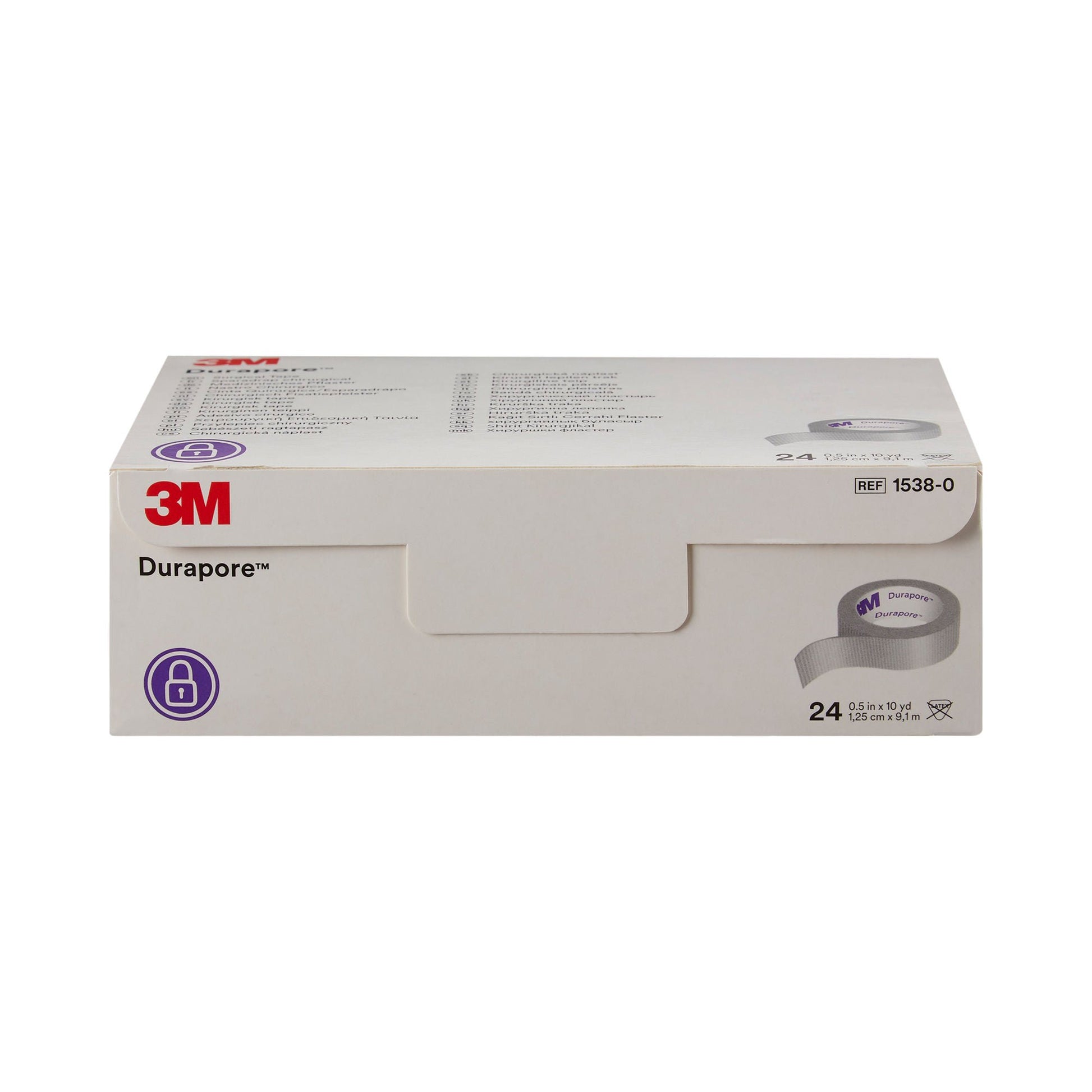 3M™ Durapore™ Silk-Like Cloth Medical Tape, White