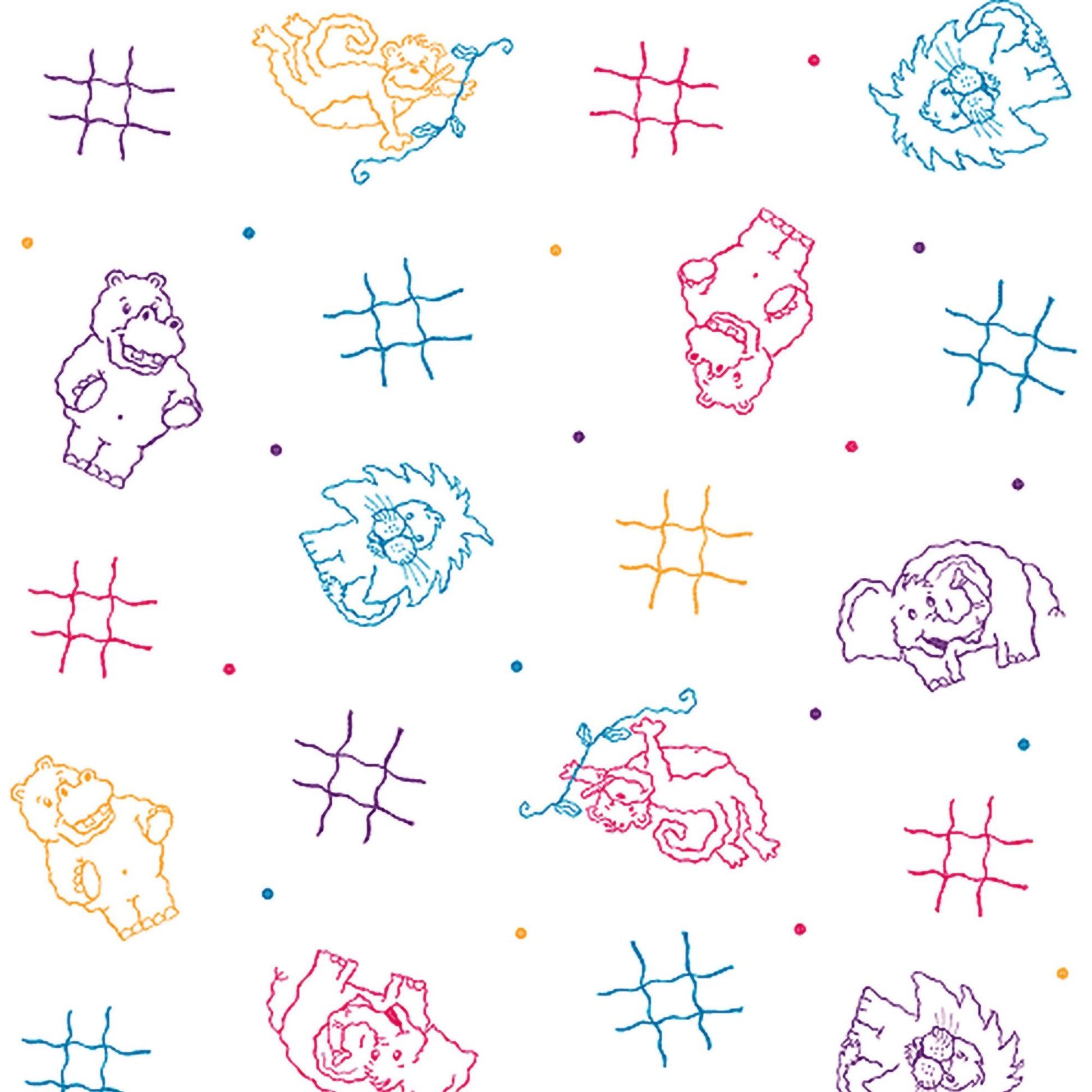 Pedia Pals® Crepe Table Paper, Print (Animal)