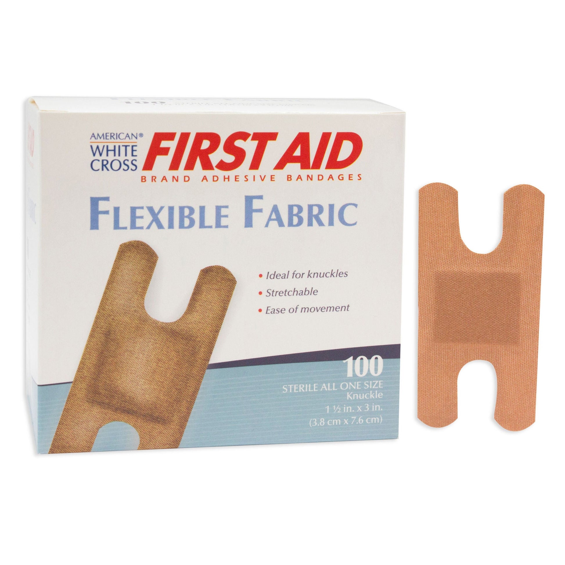 American® White Cross Adhesive Strip