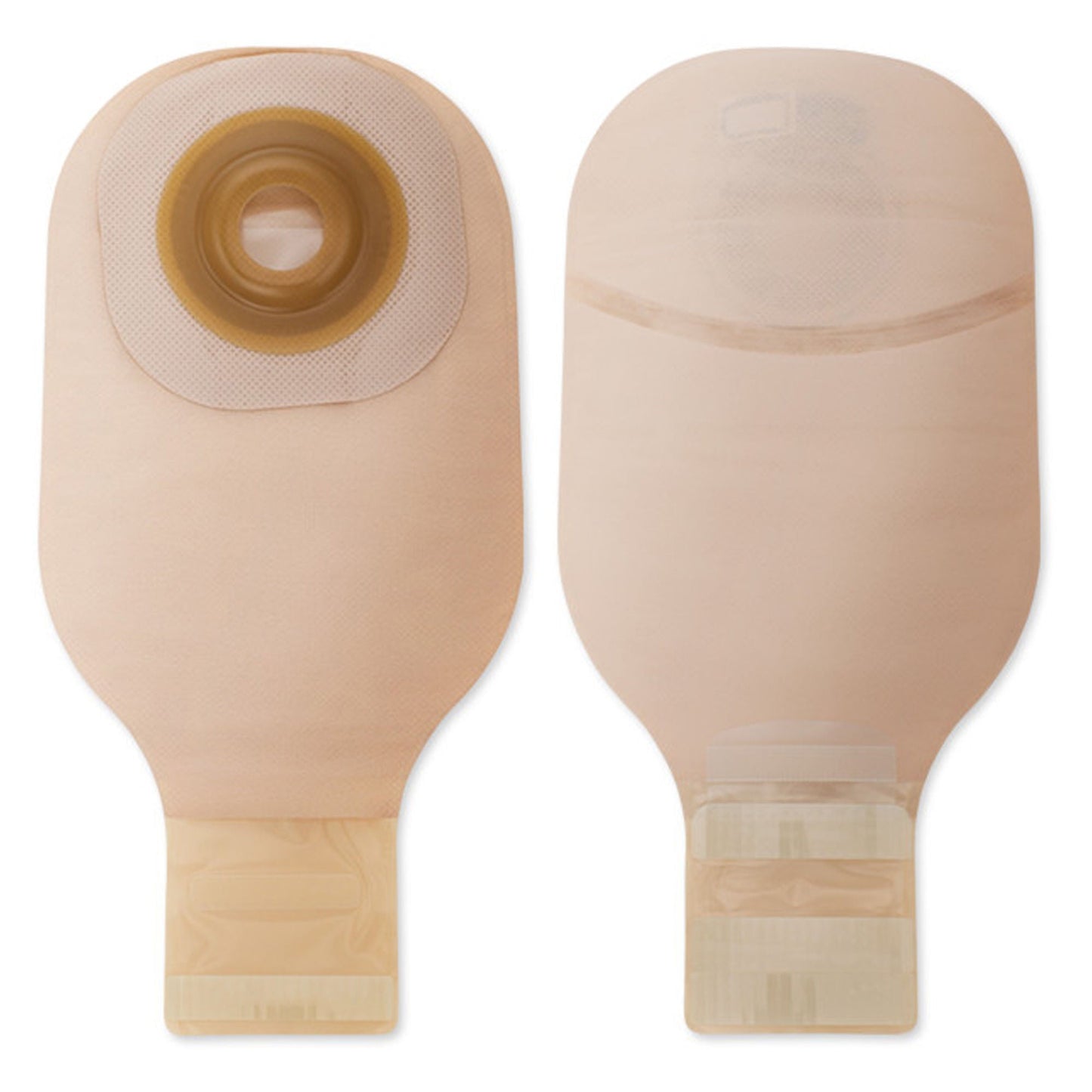 Premier™ Flextend™ One-Piece Beige Ostomy Pouch, Pre-cut to Fit Stomas