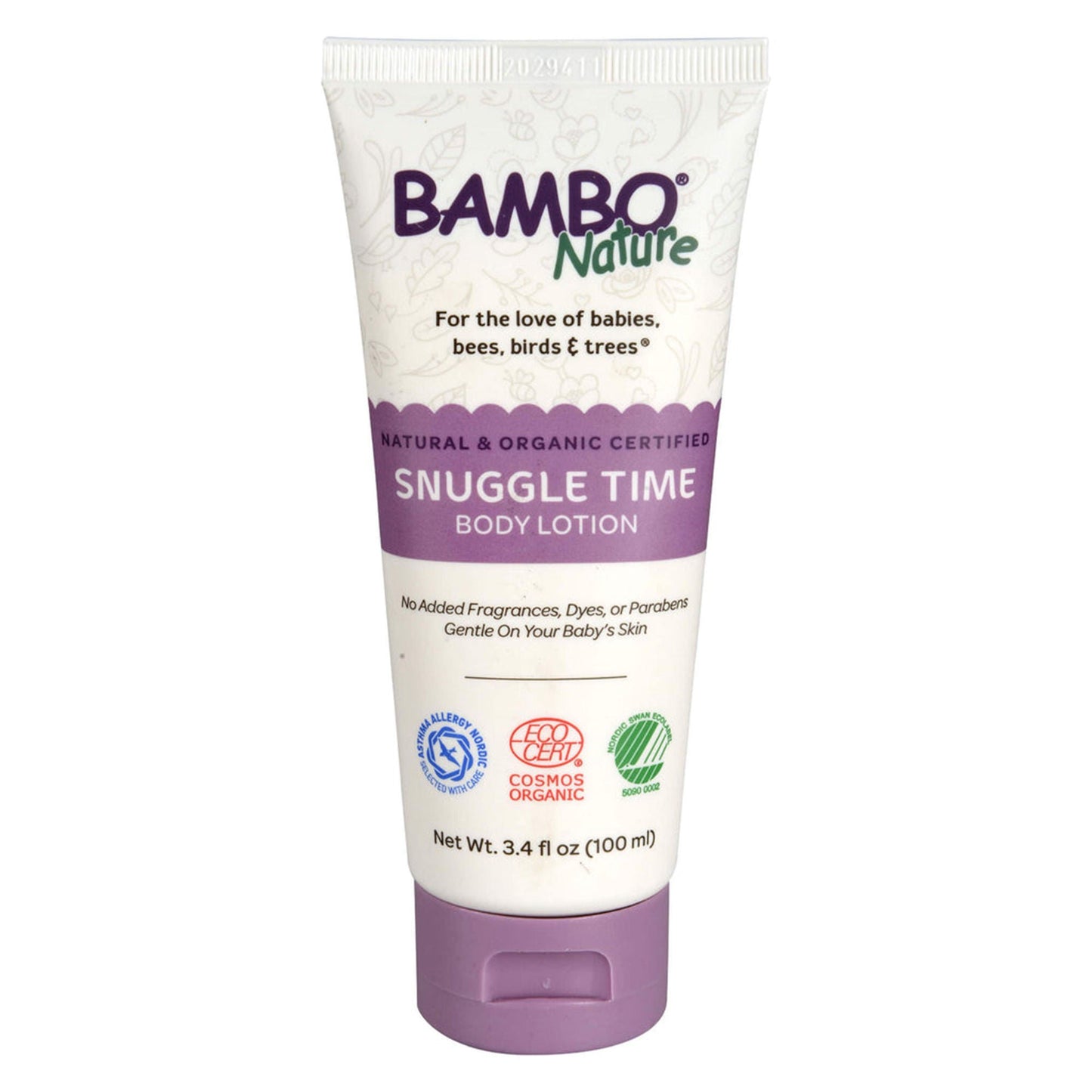 Bambo® Nature Snuggle Time Body Lotion, tube