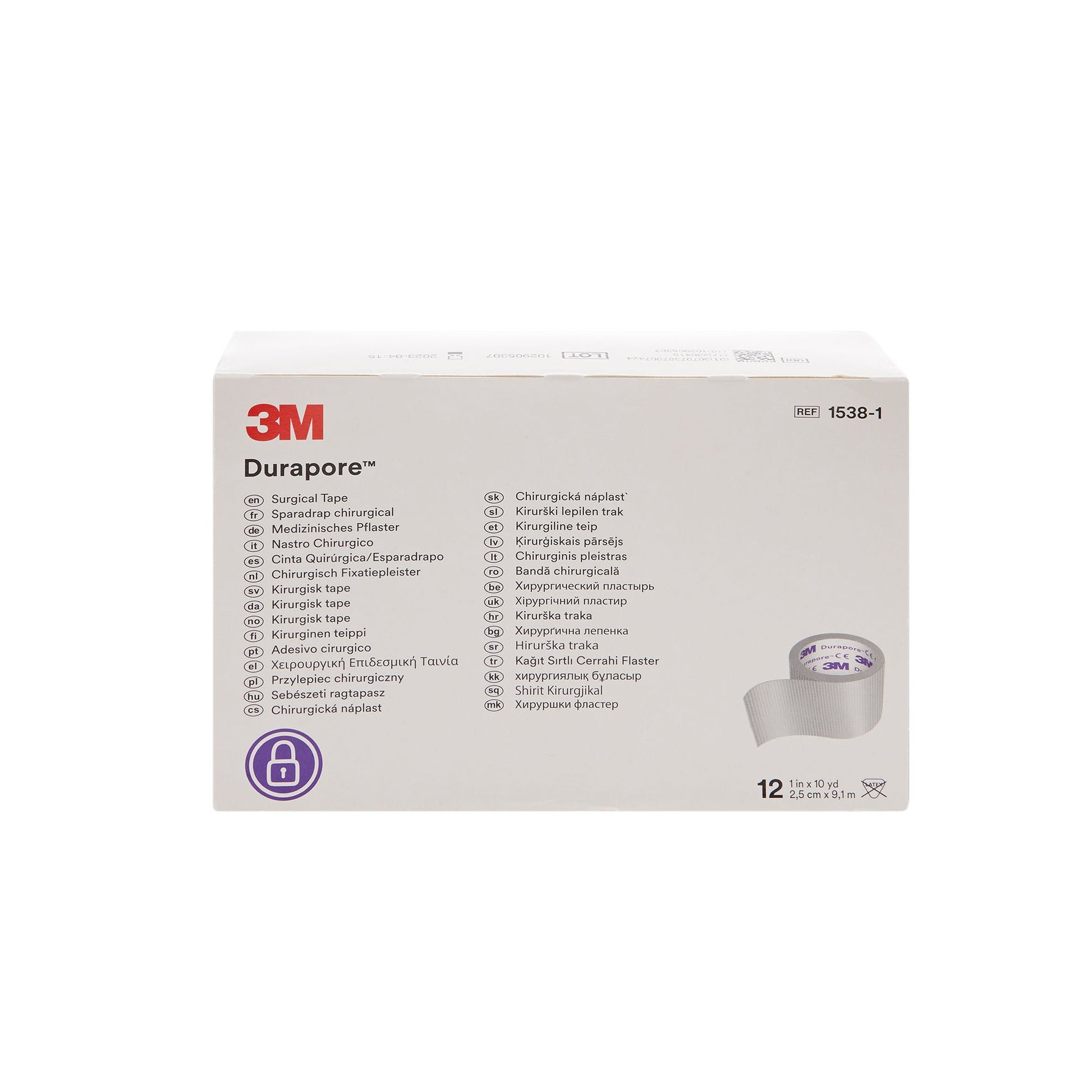 3M™ Durapore™ Silk-Like Cloth Medical Tape