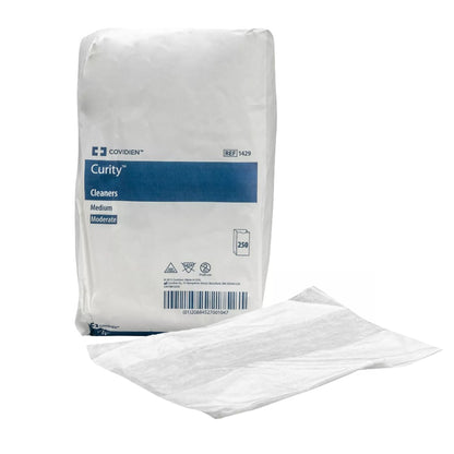 Curity™ Nonwoven White Washcloth, Disposable