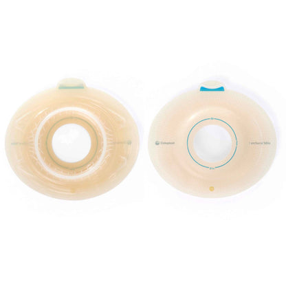 SenSura® Mio Click Convex Light Ostomy Barrier, Stoma Opening, Yellow