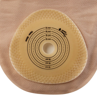 Premier™ 88400 1-Piece Transparent Colostomy Pouch, Cut to Fit Stomas up to