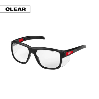 Milwaukee Full Frame Safety Glasses with Removable Side Shields – Clear Anti-Scratch Lenses 48-73-2515