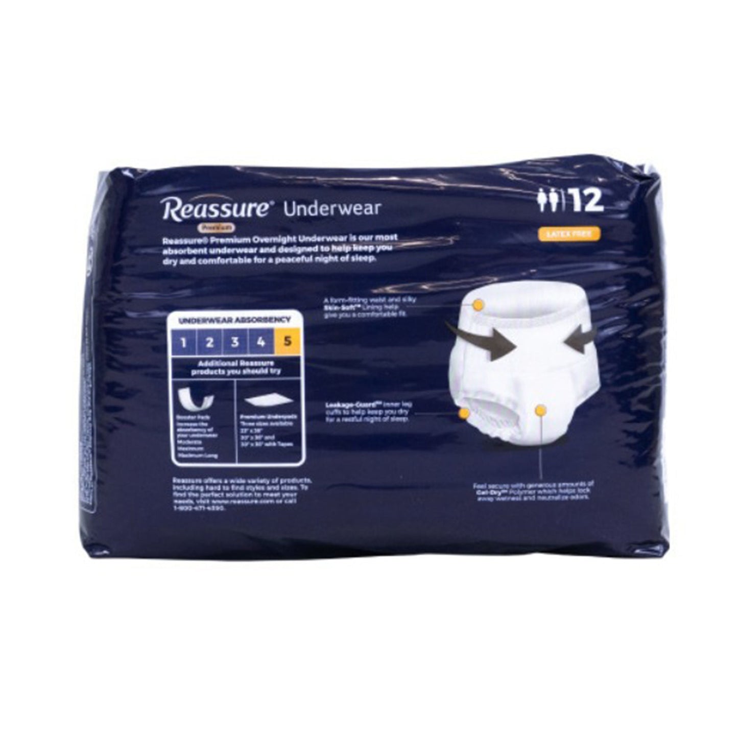 Reassure® Premium Overnight Absorbent Underwear