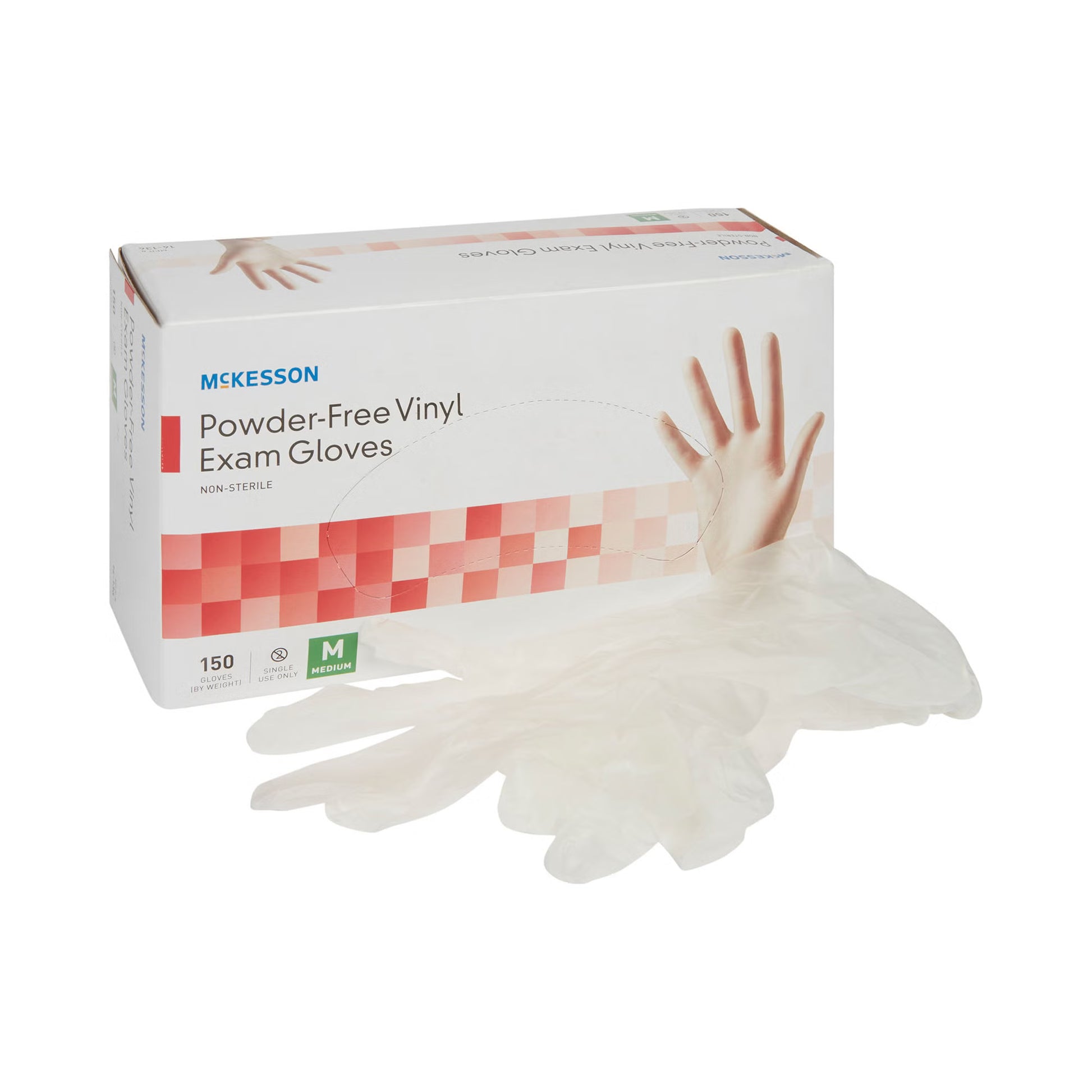McKesson Vinyl Exam Gloves, Clear - view 8