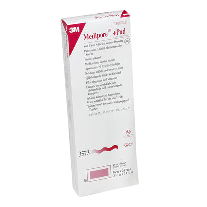 3M™ Medipore™ + Pad Soft Cloth Adhesive Dressing