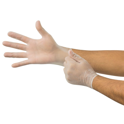 Micro-Touch® Elite® Stretch Vinyl Exam Gloves, Ivory - view 3