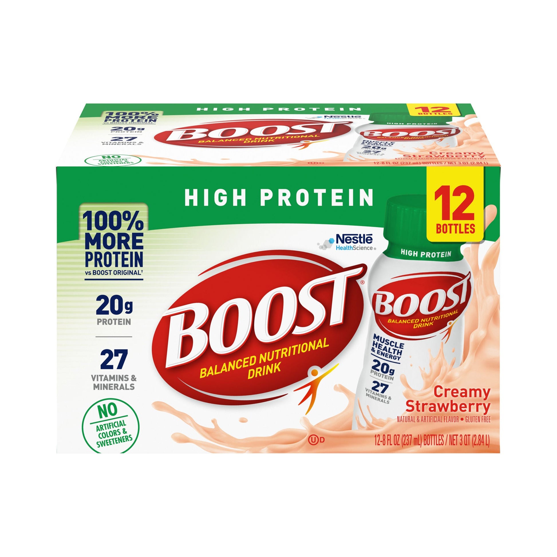 Boost® High Protein Strawberry Complete Nutritional Drink, Bottle