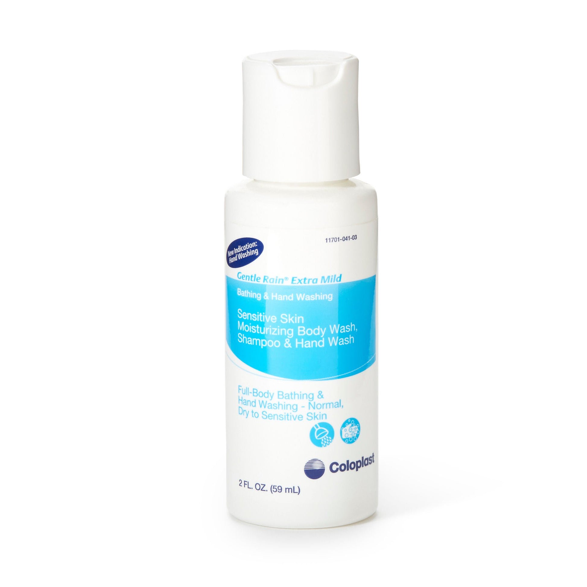 Gentle Rain® Extra Mild Shampoo and Body Wash, Scented, flip-top bottle
