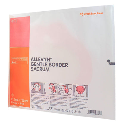 Allevyn Gentle Border Silicone Gel Adhesive, Pink