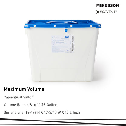 McKesson Prevent® Pharmaceutical Waste Container, 8 Gal.