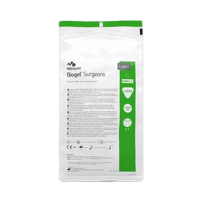 Sterile Biogel® Surgeons Latex Surgical Gloves, Straw