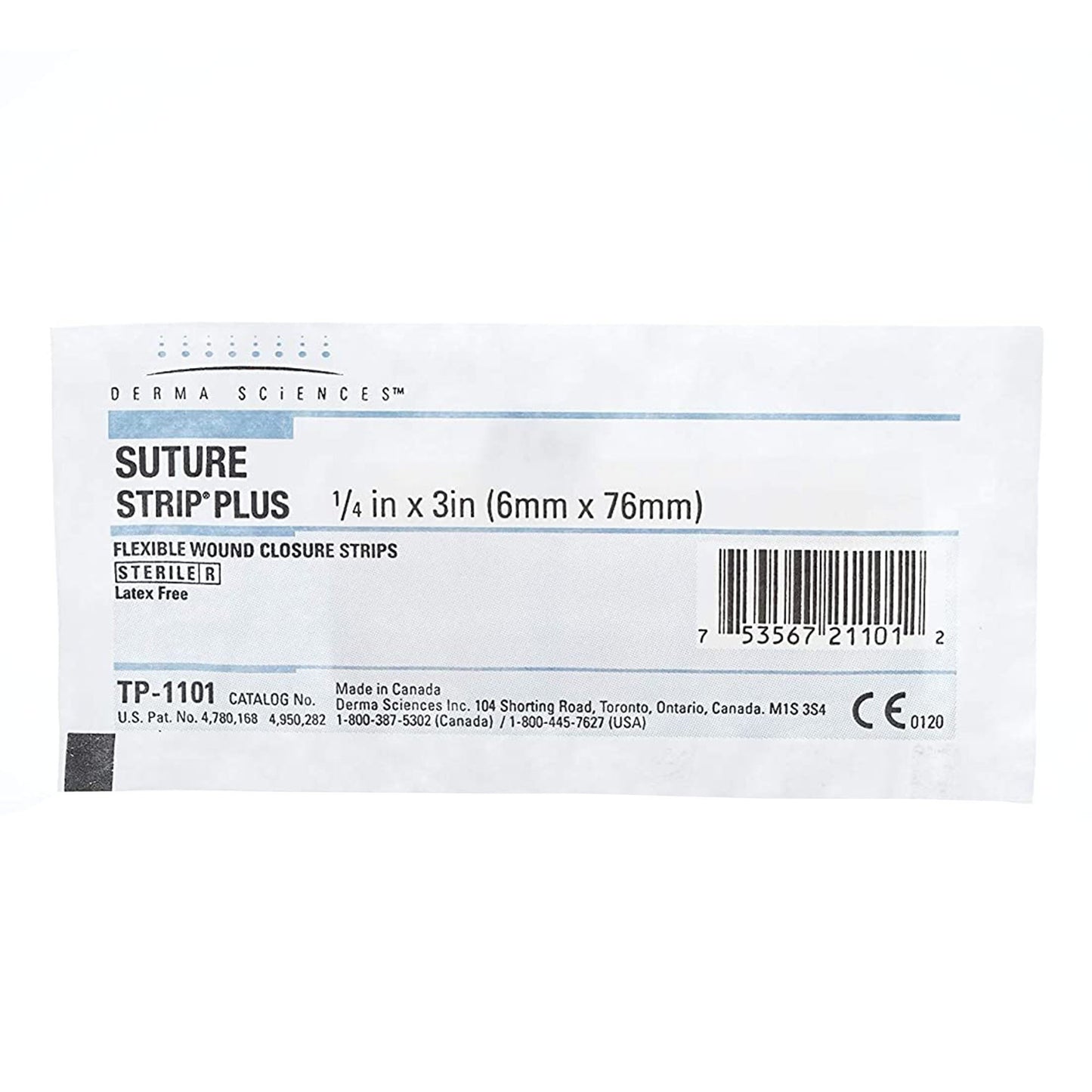 Suture Strip Plus Skin Closure Strip Nonwoven Polyamide Flexible Strip Tan