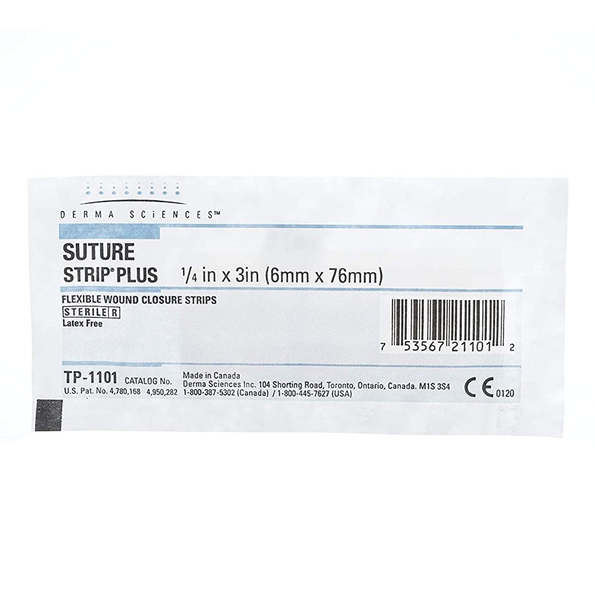 Suture Strip Plus Skin Closure Strip Nonwoven Polyamide Flexible Strip Tan