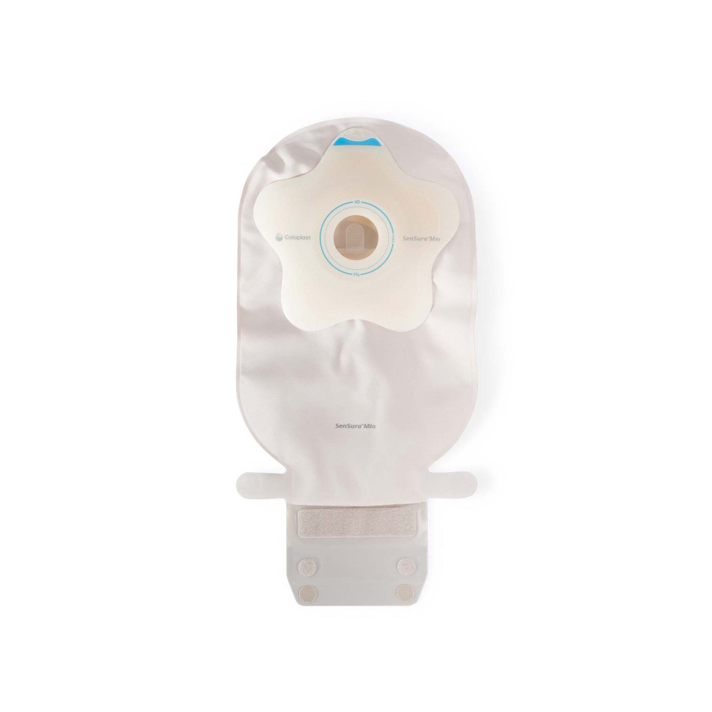 SenSura® Mio Convex Flip 1-Piece Opaque Ostomy Pouch, Stoma