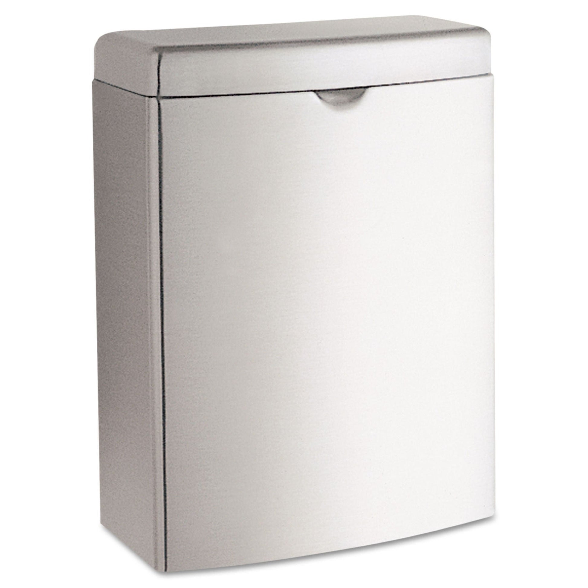 Contura Feminine Hygiene Waste Receptacle / 1 gal. Silver Stainless Steel Rectangular