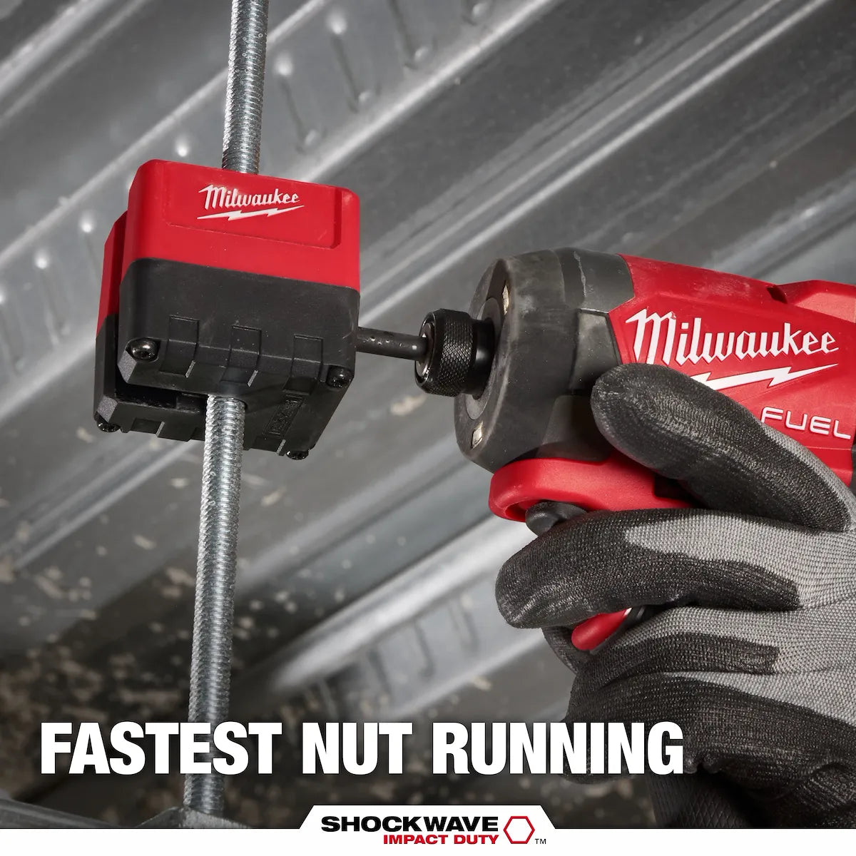 Milwaukee SHOCKWAVE Impact Duty 3/8" Threaded Rod Nut Runner 48-32-2391 | Not Applicable Battery