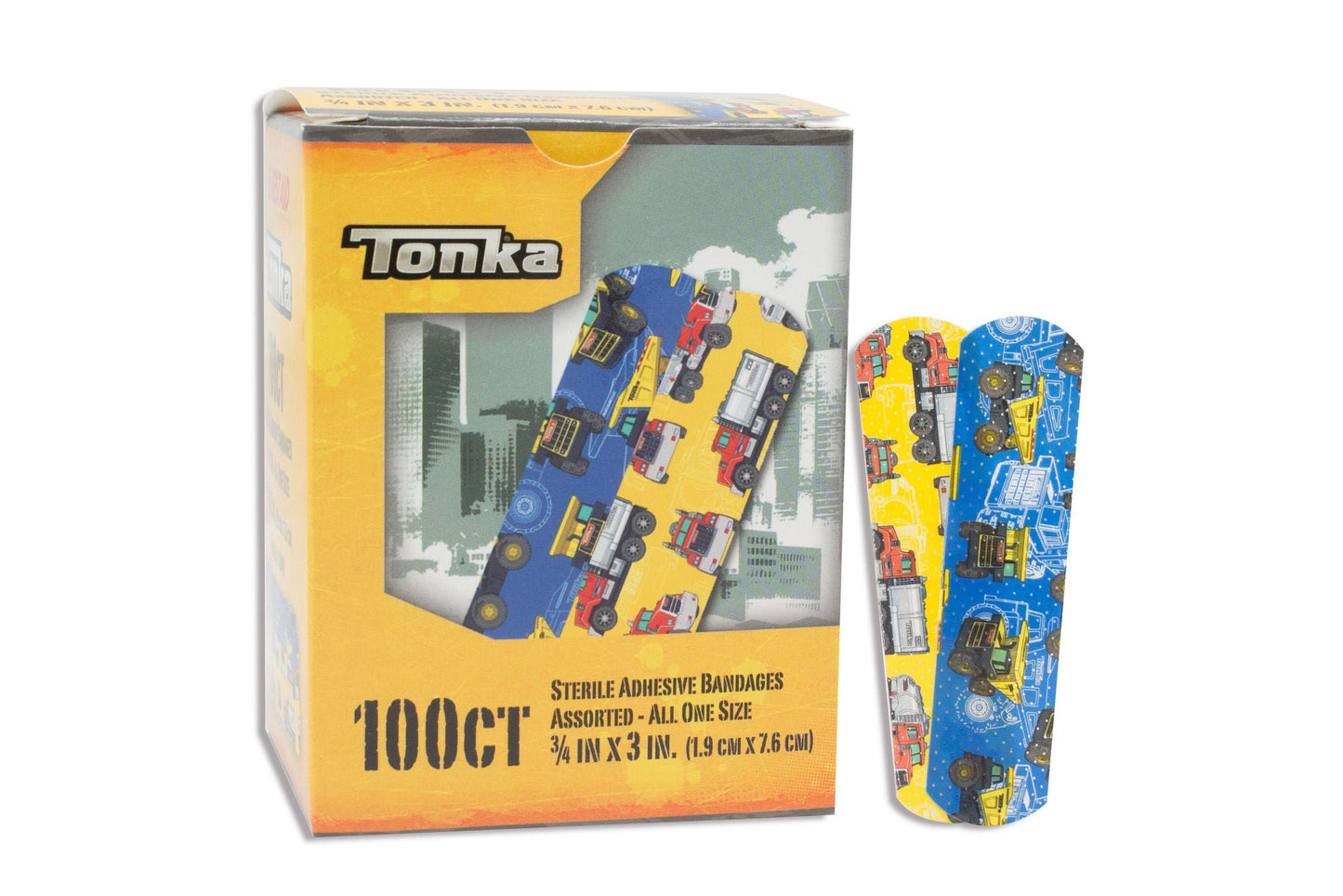 American® White Cross Stat Strip® Tonka Design Adhesive Strip,¾ x