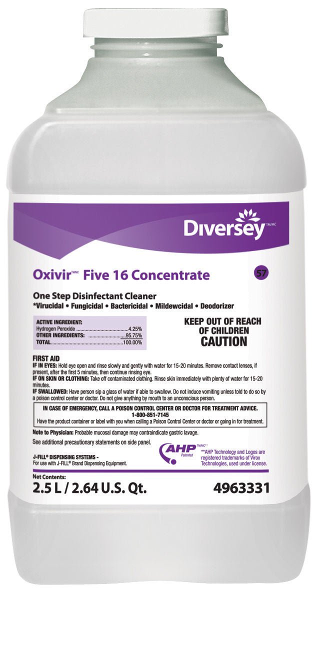 Oxivir® Five 16 Surface Disinfectant Cleaner Concentrate