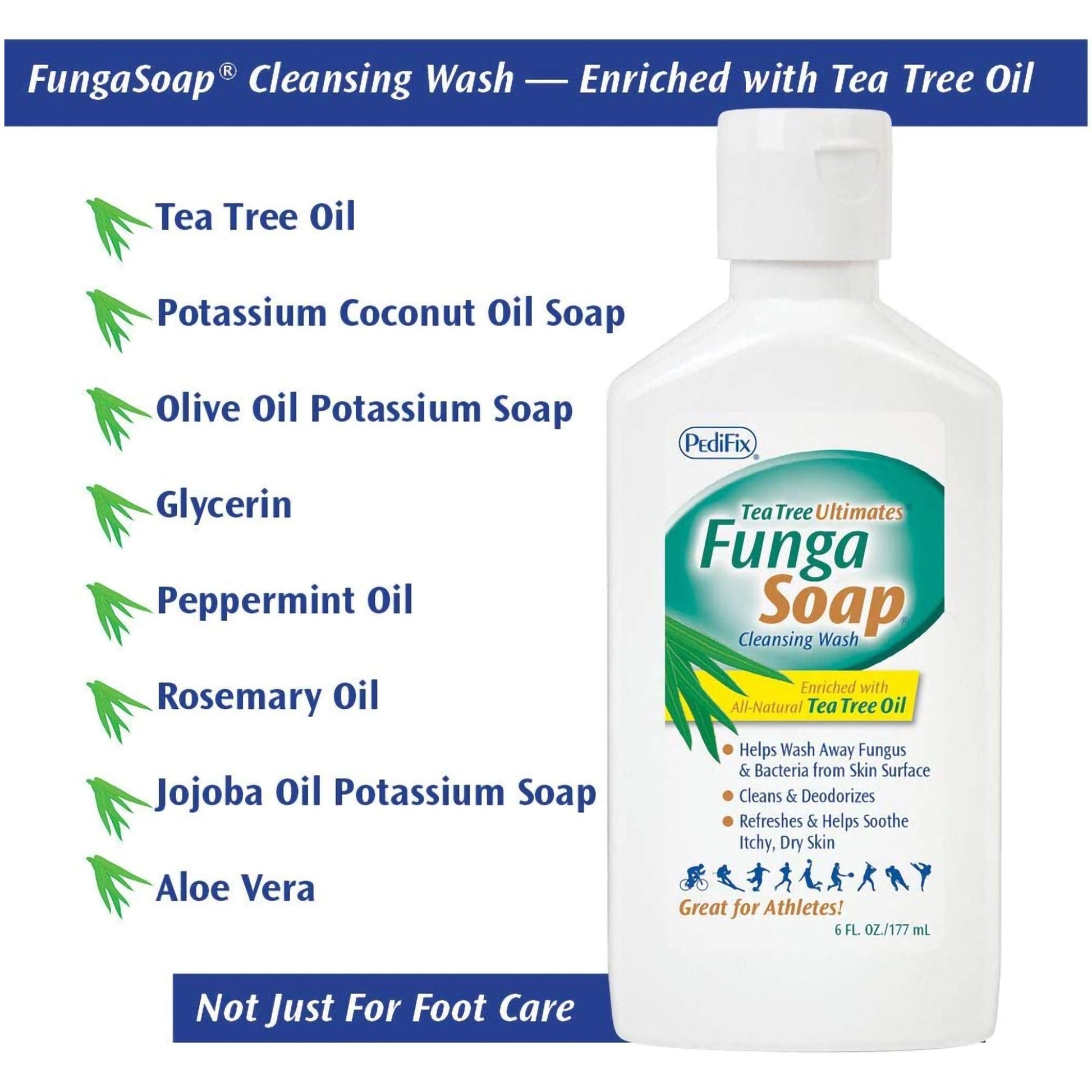 Tea Tree Ultimates® FungaSoap® – Tea Tree-Infused Cleansing Wash