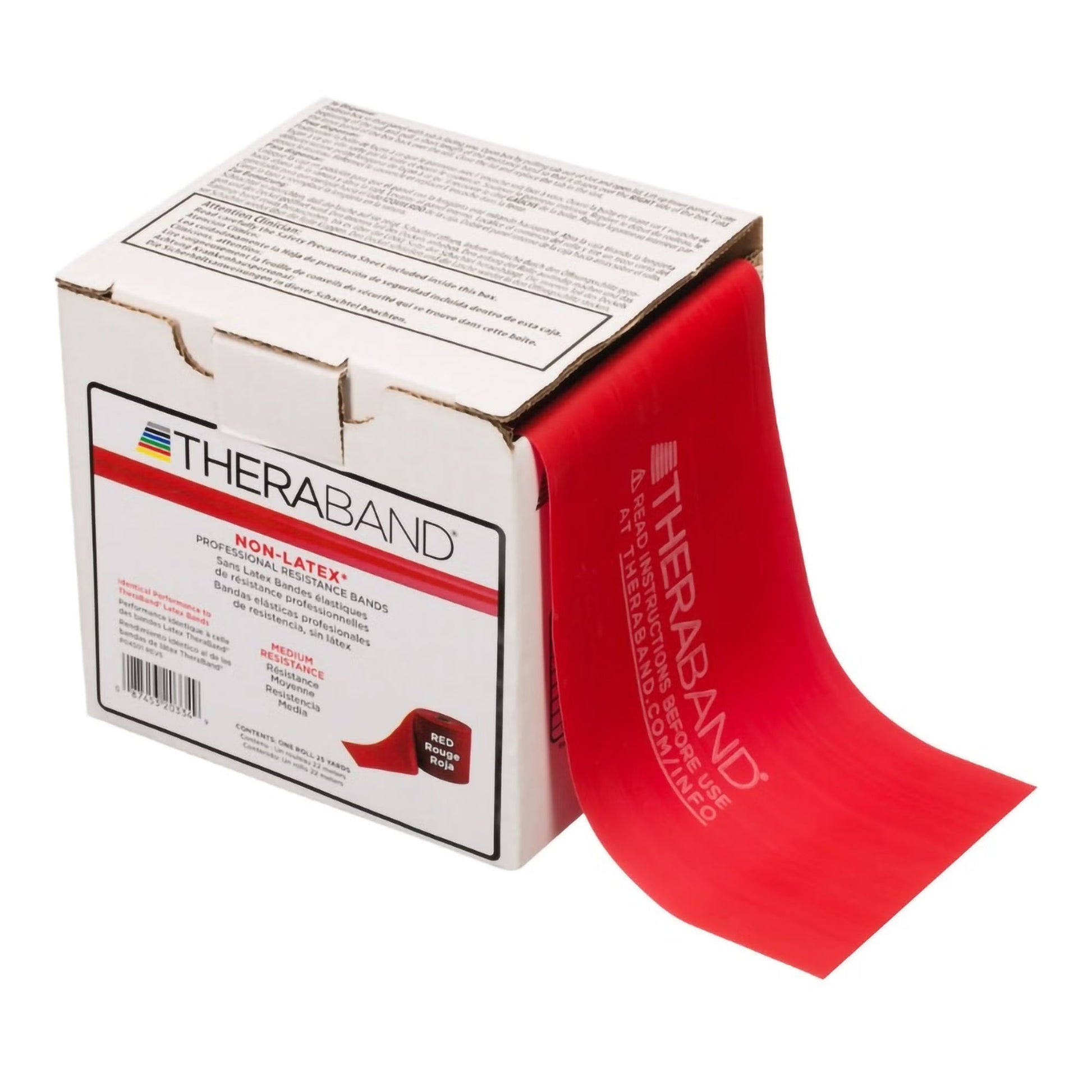 TheraBand® Exercise Resistance Band, Red, Medium Resistance