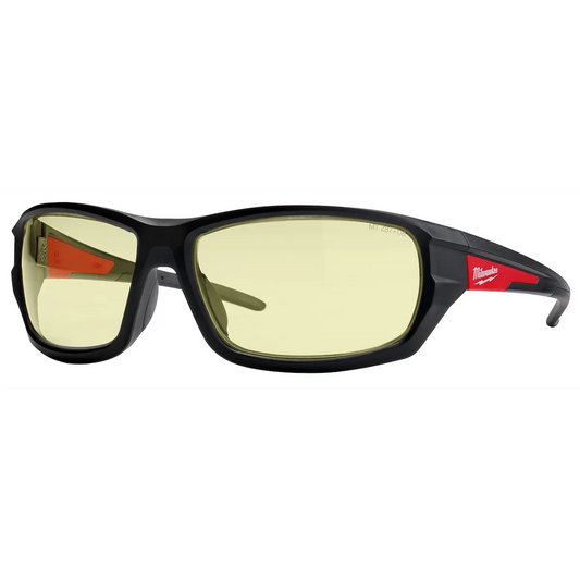 Milwaukee Performance Safety Glasses - Yellow Fog-Free Lenses 48-73-2120