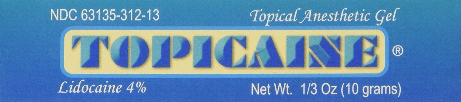 Topicaine Topical Pain Relief 4% Strength Lidocaine Topical Gel 10 Gram