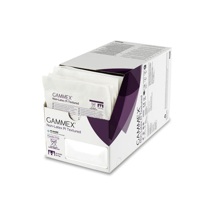 Sterile GAMMEX® Non-Latex PI Textured Polyisoprene Surgical Gloves, White - view 2