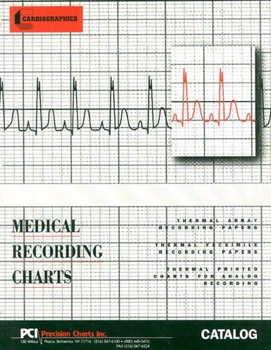 Philips Recording Chart Paper Roll Black Grid