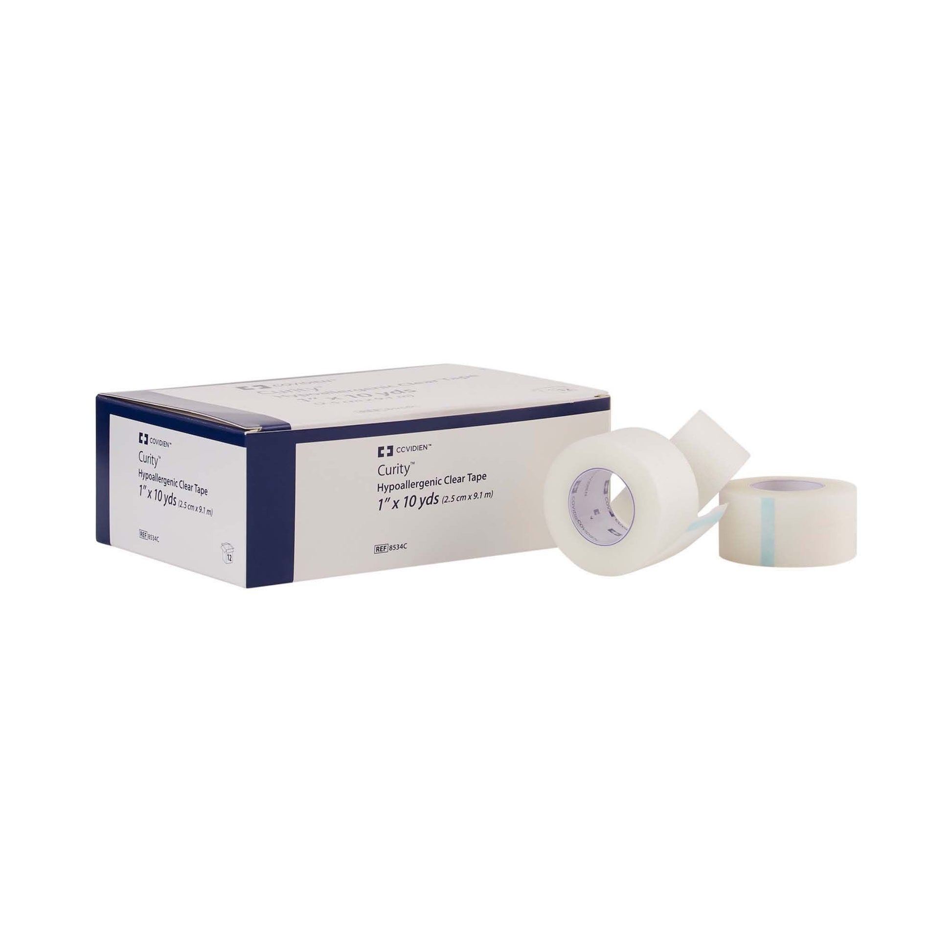Curity™ Plastic Medical Tape, Transparent