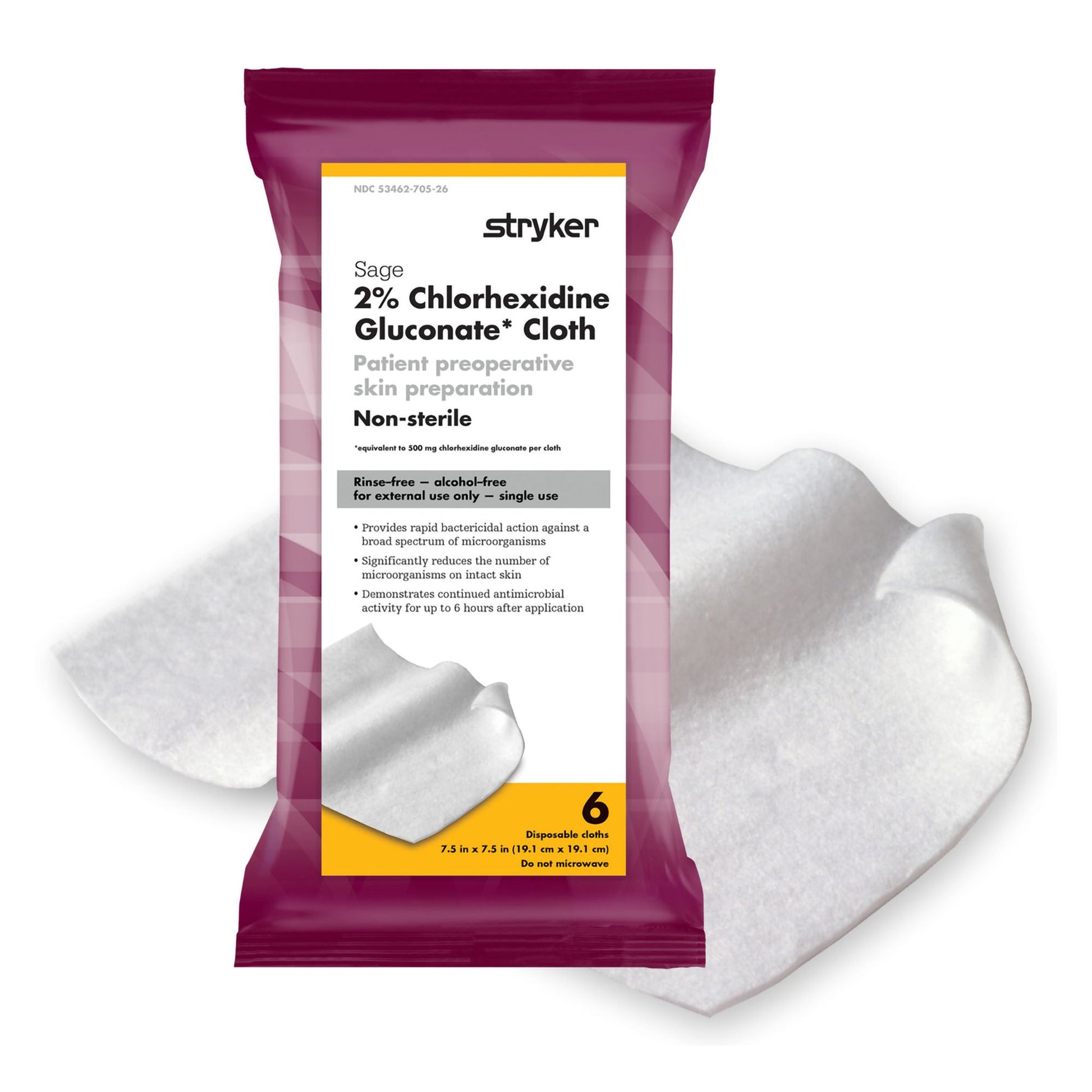 Sage® 2% CHG Preoperative Skin Prep Wipe