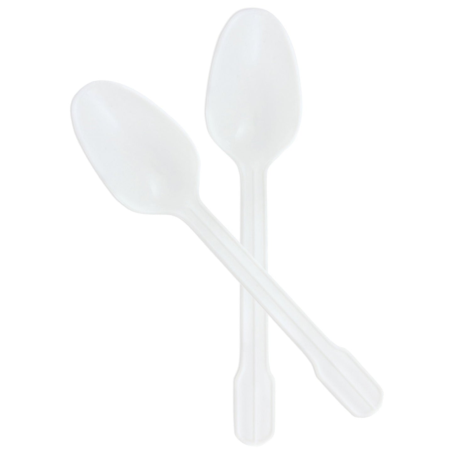 McKesson White Polypropylene Spoon