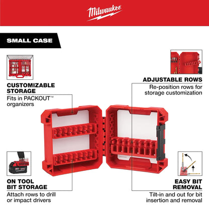 Milwaukee Customizable Small Case for Impact Driver Accessories 48-32-9920 | Polypropylene
