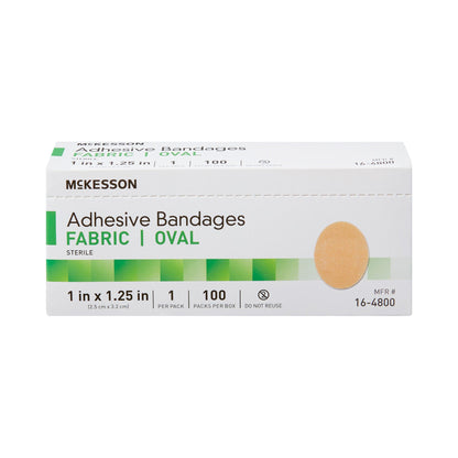 McKesson Oval Tan Adhesive Bandage