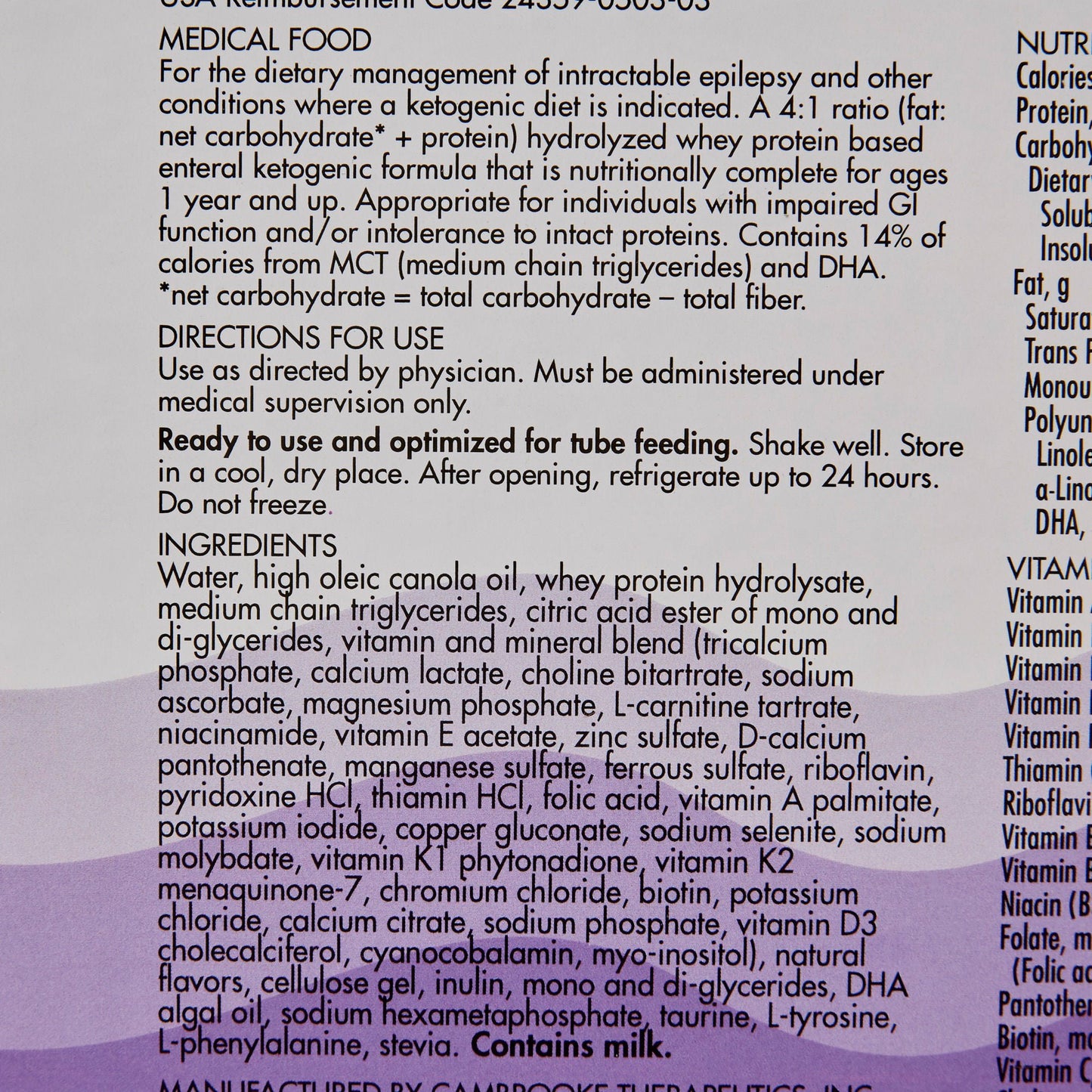 KetoVie™ Peptide 4:1 Ketogenic Medical Food, carton