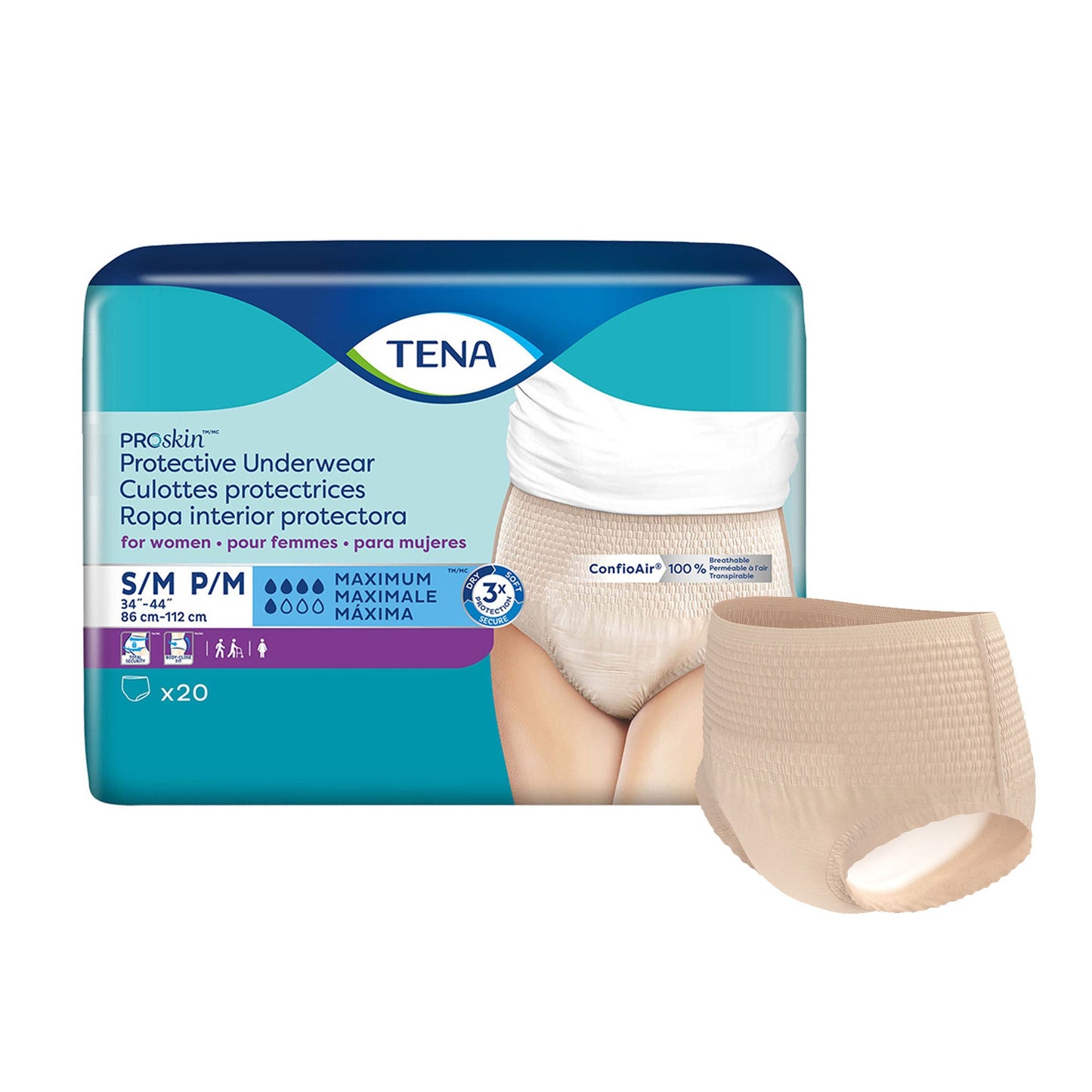Tena® ProSkin™ Maximum Absorbent Underwear for Women