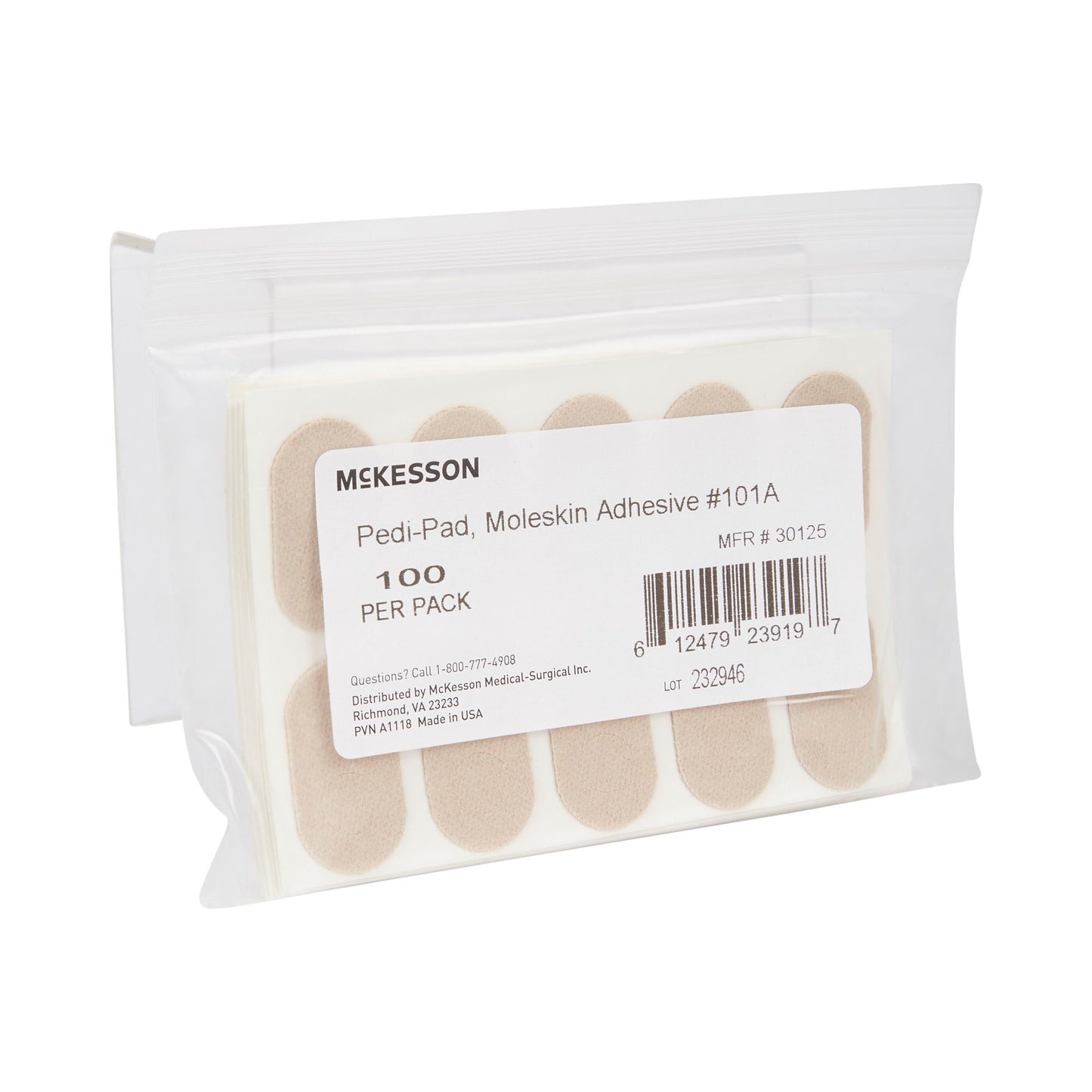 McKesson Pedi-Pad Beige Protective Pad