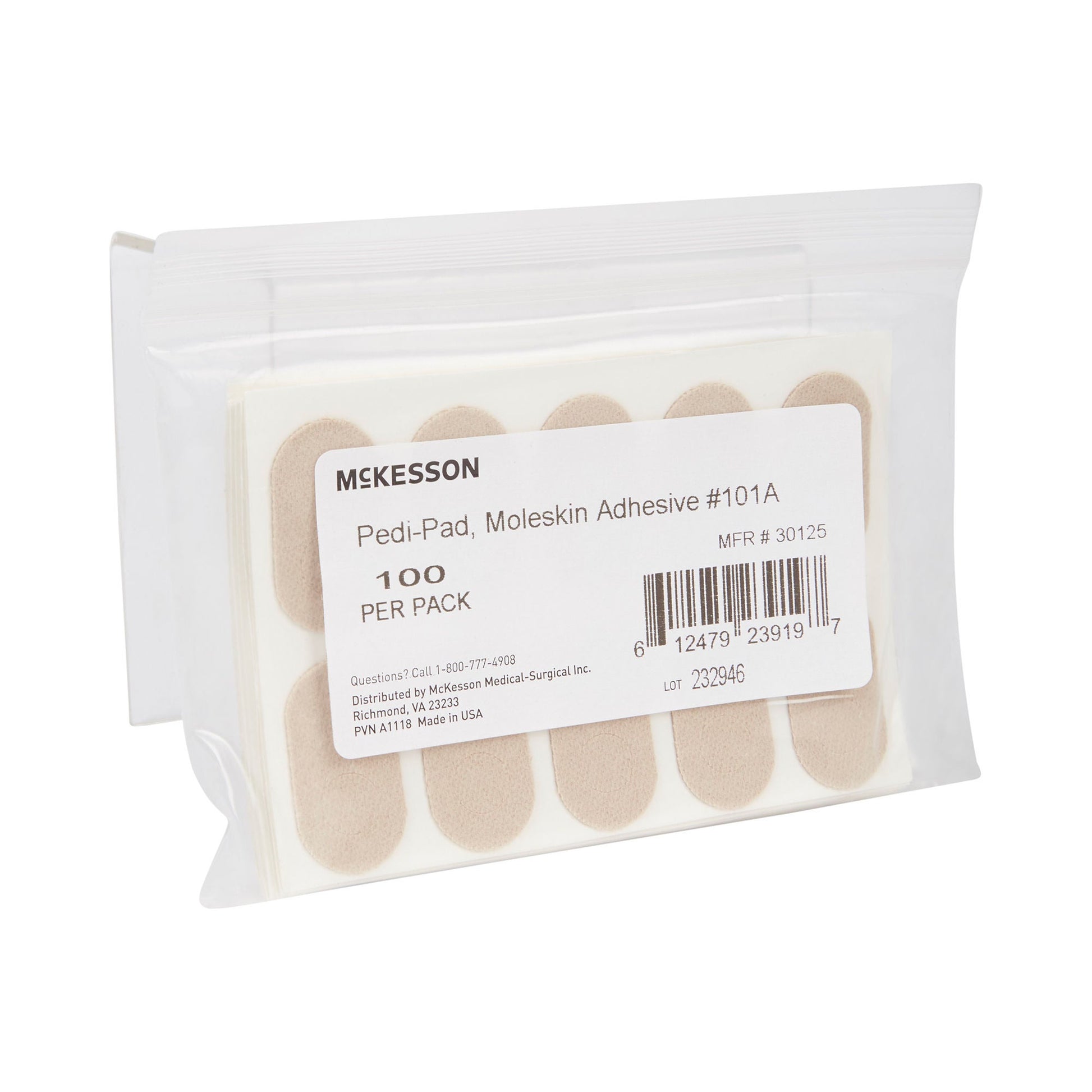McKesson Pedi-Pad Beige Protective Pad