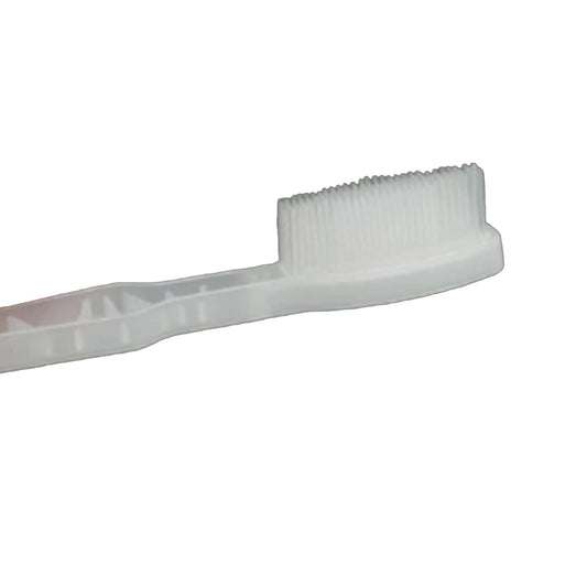 No-Shank Security Toothbrush Clear Adult Polymer