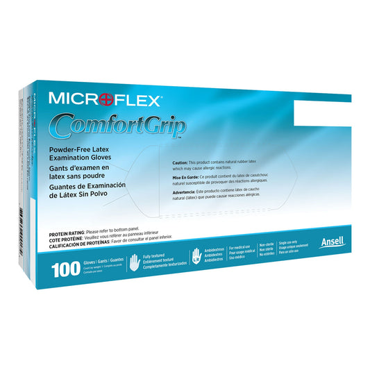 COMFORTGrip™ Latex Exam Gloves, Natural