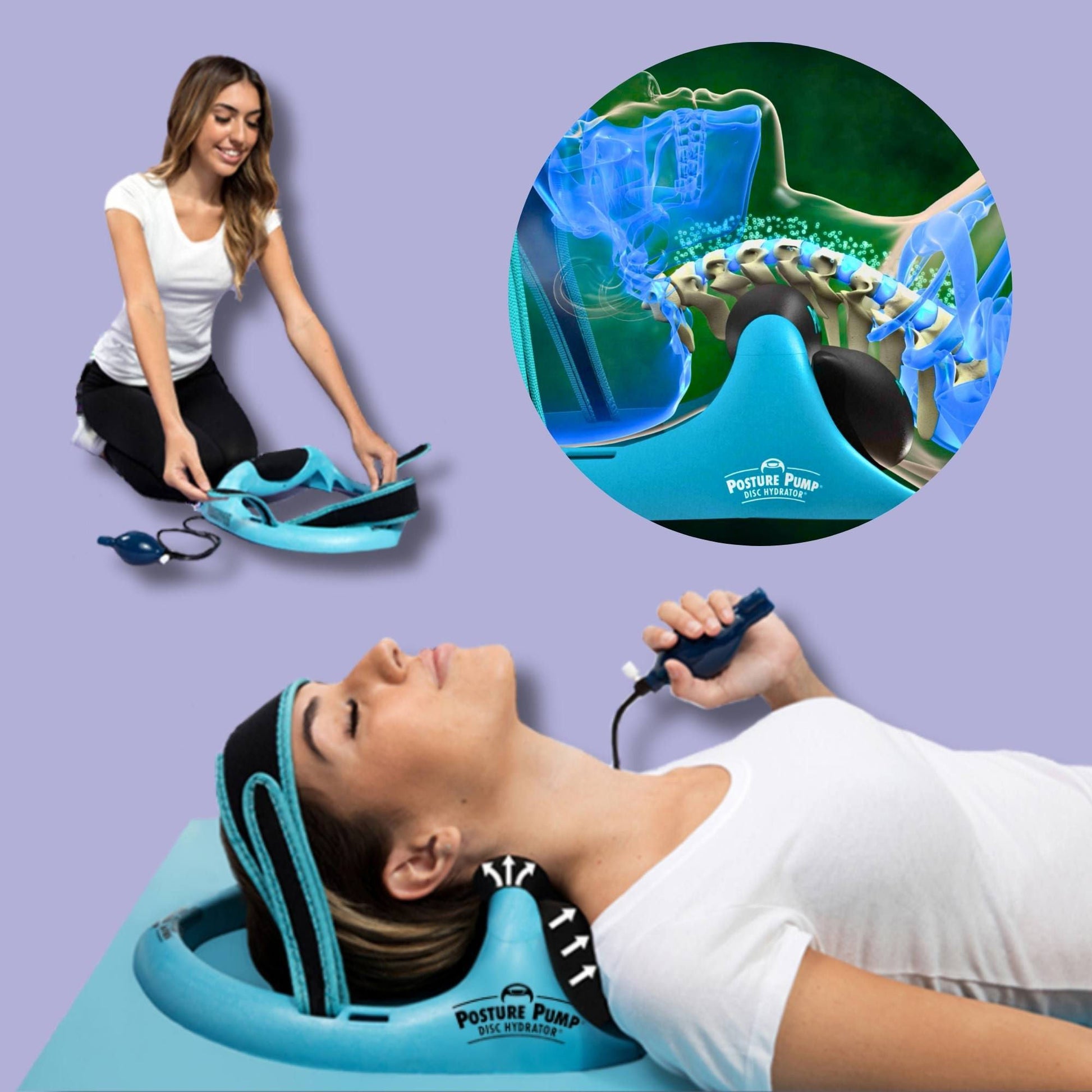 Posture Pump® Cervical Dual Disc Hydrator® Cervical & Thoracic Traction