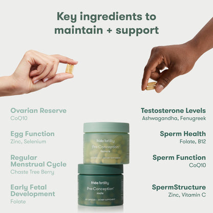 Frida Fertility Pre-Conception Supplement Set