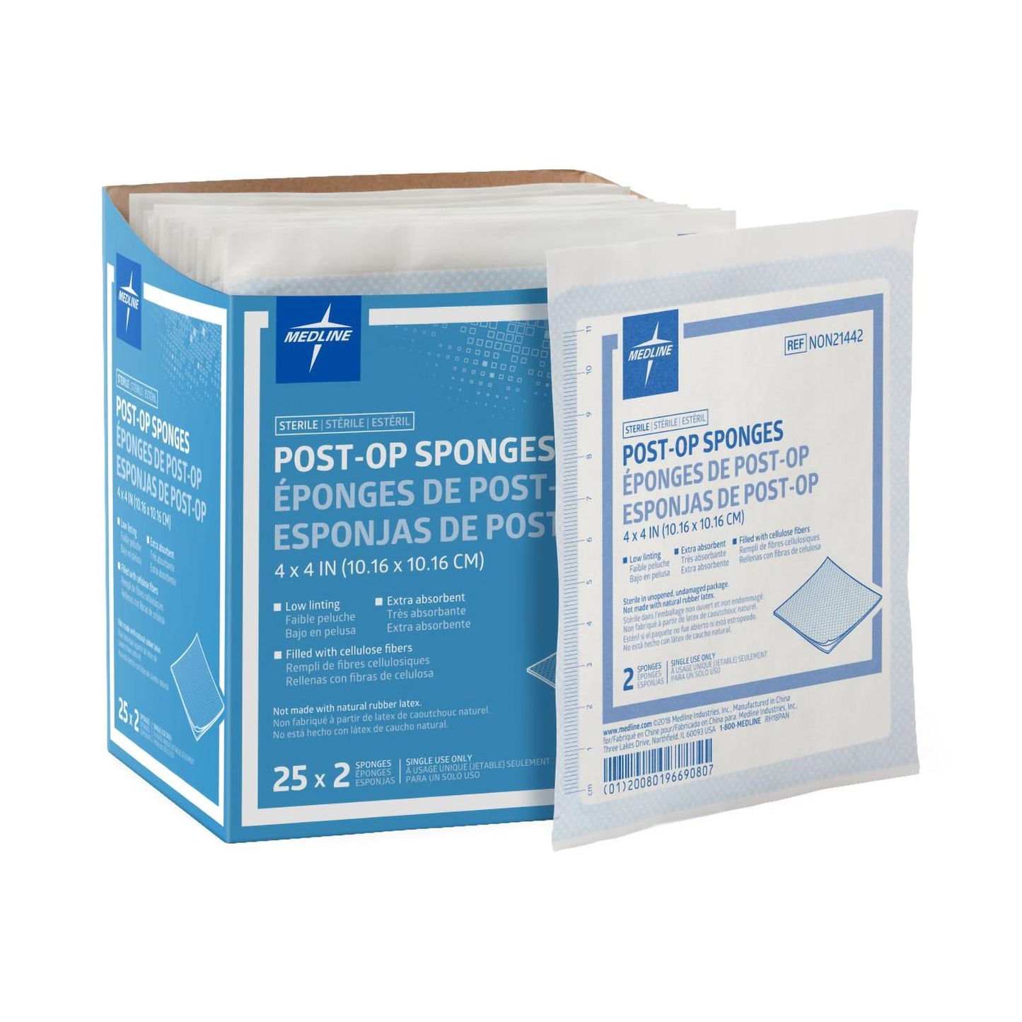 Avant Gauze® Sterile Nonwoven Sponge, 4-Ply